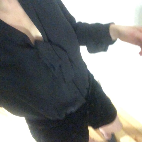 Velvet and sheer black romper-holiday party must! - Picture 6 of 6